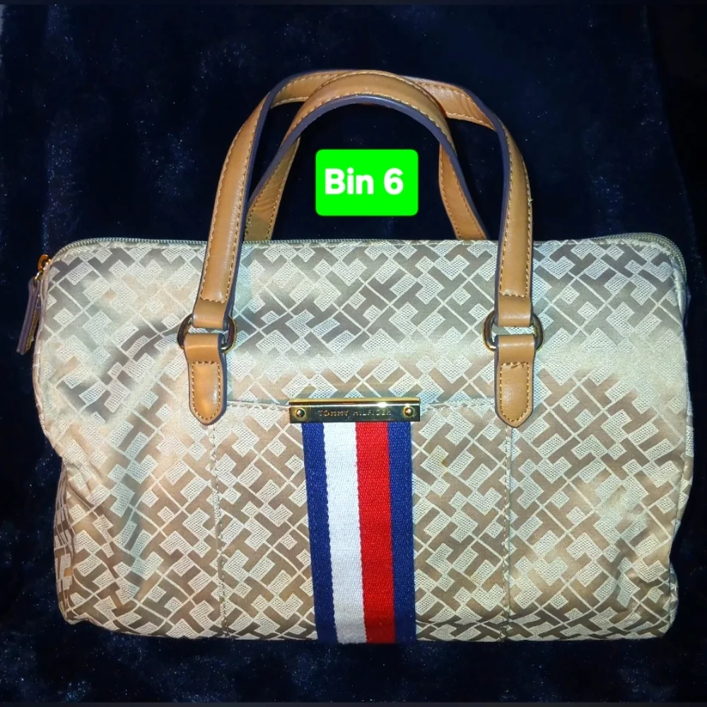 Stylish Beige and Brown Bag